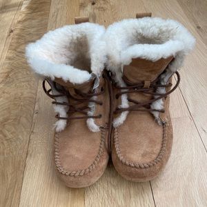 UGG moccasin booties
